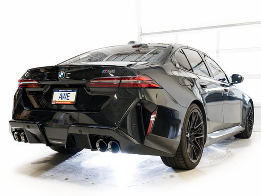 AWE Tuning BMW G90/G99 M5 Touring Edition Cat-Back Exhaust - Chrome Silver Tips