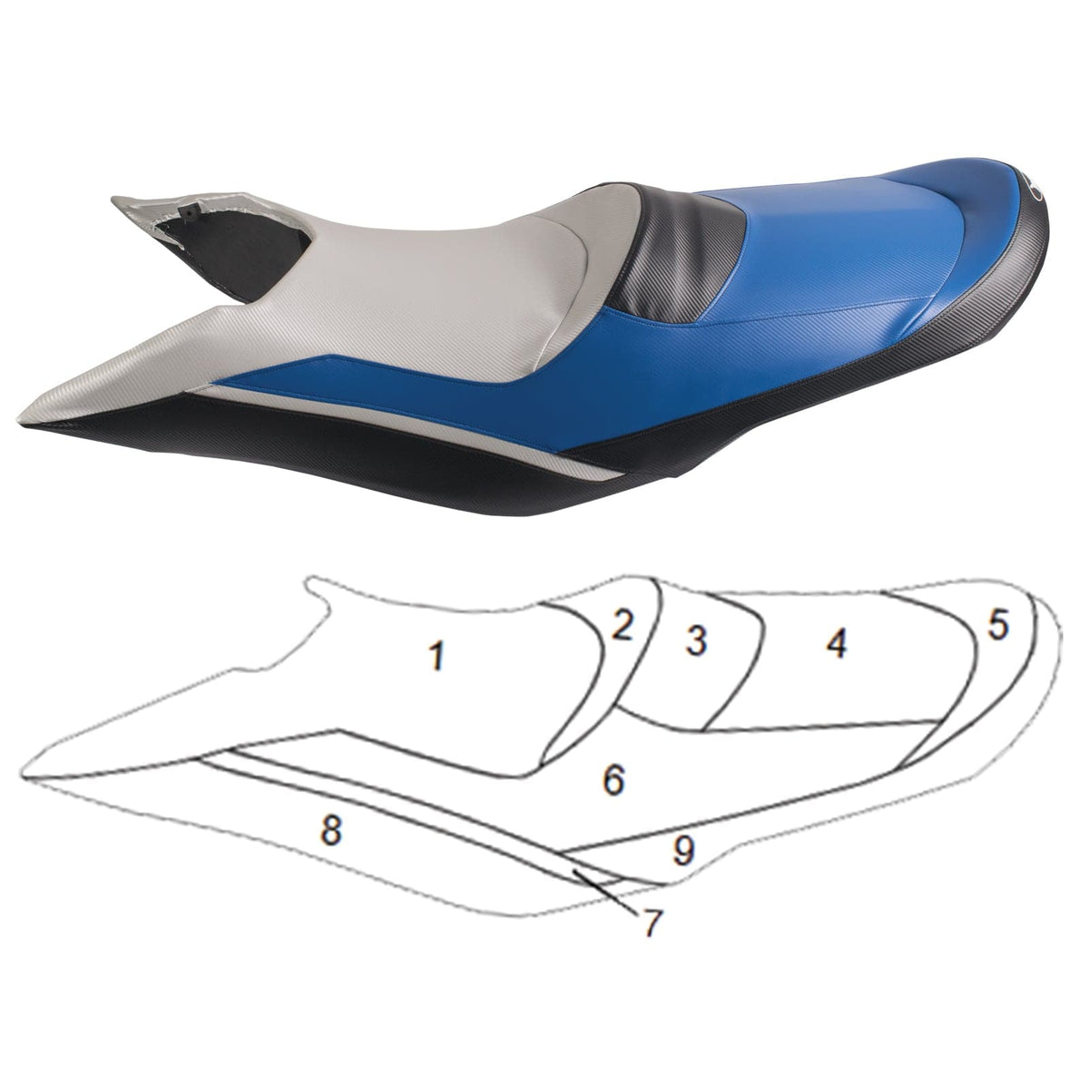 Seat Cover for Sea-Doo 2011-2015 Wake Pro 215