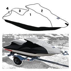 Custom Vented Storage Cover for Kawasaki 2000-2003 1100 STX DI/ 99-2006 900 STX 02-2005 1200 STX-R