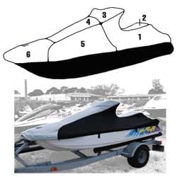 Custom Vented Storage Cover for Yamaha 1990-1997 Wave Runner III