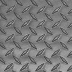 Dark Gray Diamond Plate - With Adhesive