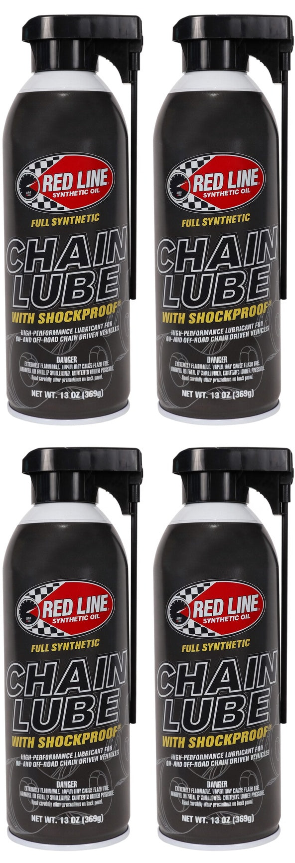 Red Line Chain Lube Aerosol 13oz Choose Quantity 1/2/4/6/12 - 43103