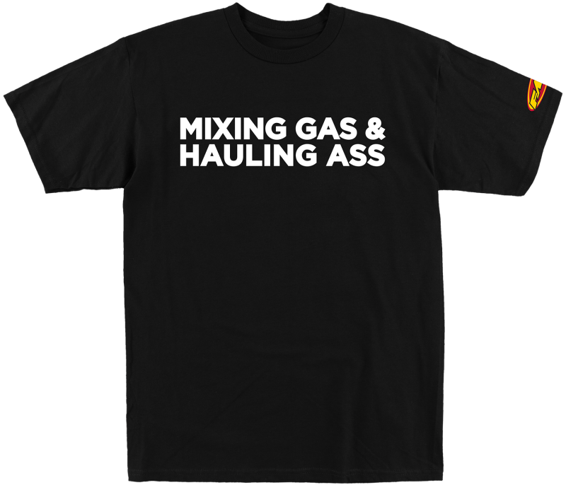 FMF Racing Gass Tee Black Extra Large