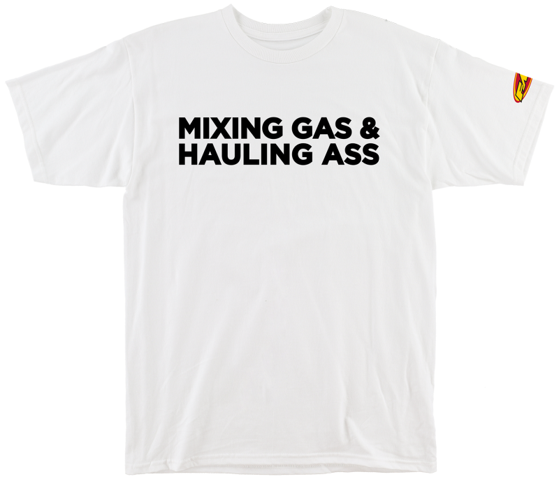 FMF Racing Gass Tee White Small