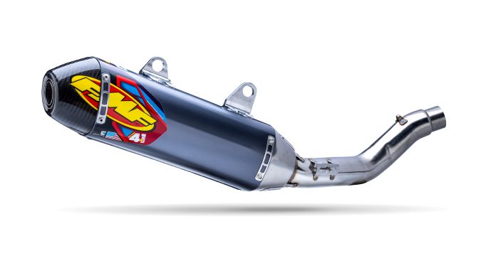 FMF Racing Honda CRF450X/RX 21-26 SS Alum Factory 4.1 RCT SO Muffler w/ R. Carbon Cap - 041602