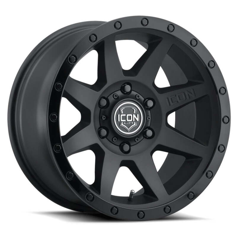 ICON Rebound 20x9 6x5.5 0mm Offset 5in BS 106.1mm Bore Double Black Wheel