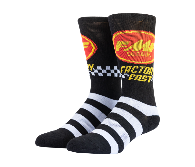FMF Racing Factory Fast Sock Black One Size