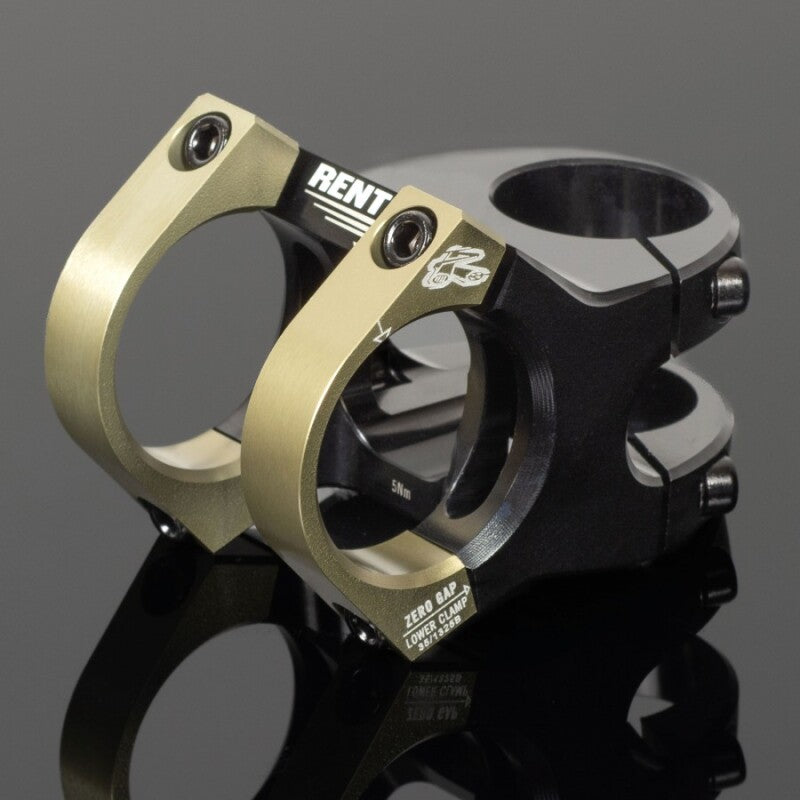 Renthal V2 Apex Stem 35 x 50 mm. - Black/AluGold
