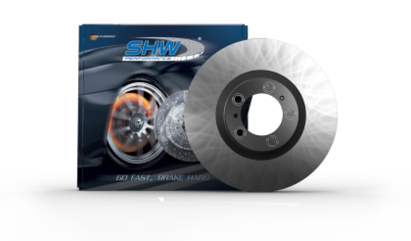 SHW 19-23 Porsche Cayenne S Right Front Smooth Monobloc Brake Rotor (9Y0615302A)
