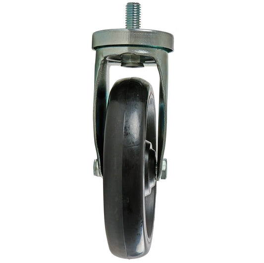 6" Caster Swivel Non Brake 1/2 Stud -13 Threads per inch