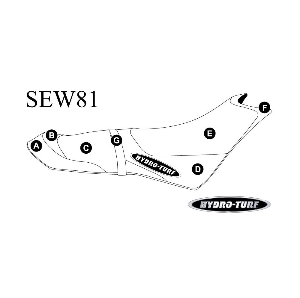Seat Cover for Sea-Doo Spark Trixx 2-Up (14-20)