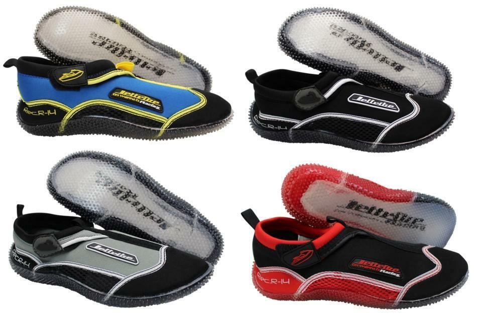 JET TRIBE Rec R14 Ride Shoes pwc boating jetski BLACK, RED, GREY, OR BLUE