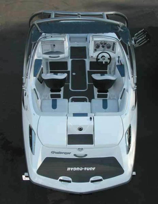 Hydro-Turf Jet Boat Mats Sea-Doo 05-06 CHALLENGER 180 SD17 BROWN/BLK WIDE GROOVE