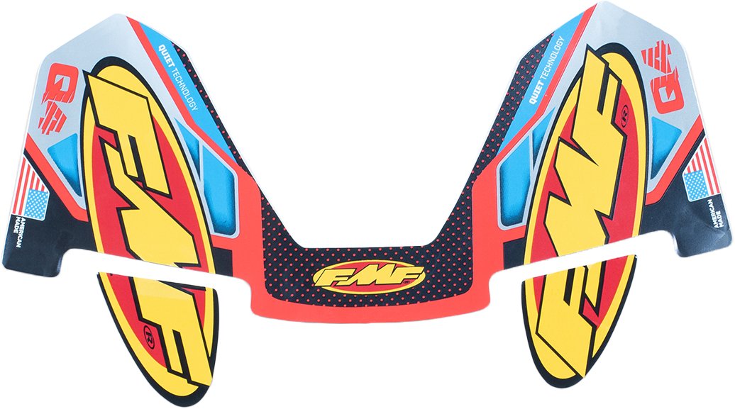 FMF Offroad 4 Stroke Muffler Decals 4-STROKE HEX Q4 DECAL - 014843
