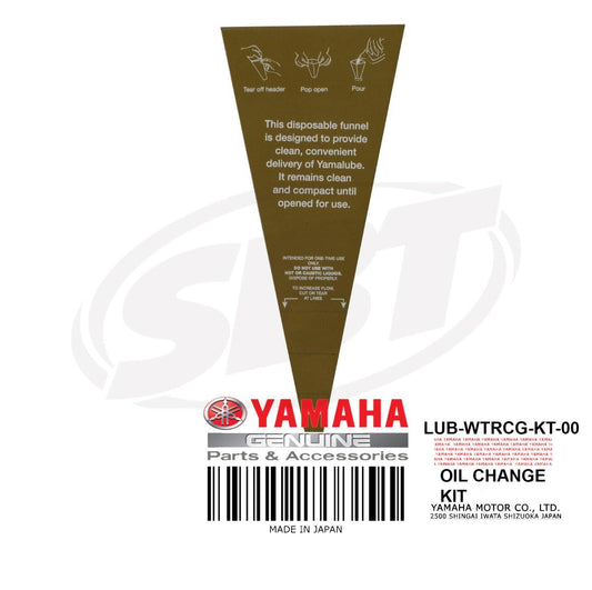 Yamaha Oil Change Kit Watercraft FX 140/AR 210/VX 110/AR230 - LUB-WTRCG-KT-00