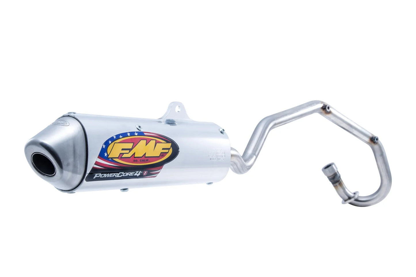 FMF Offroad KAWASAKI KLX110/SUZUKI DRZ110 POWERCORE 4 S/A MUFFLER W/SS HEADER Full System - 042002