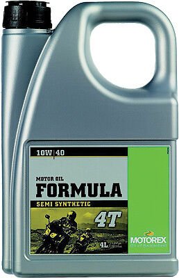 MOTOREX FORMULA 4T Semi synthetic motor oil 10W40 (4 LITERS) 102310 - 580-0256