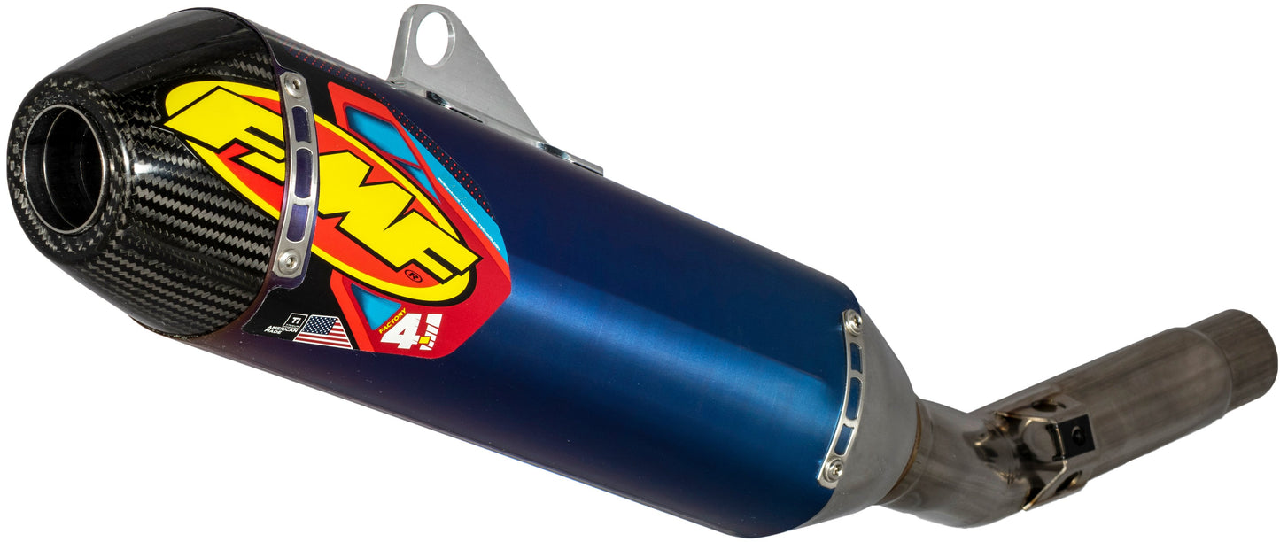FMF Offroad Factory 4.1 Slip-On Exhaust ANO TI FACT-4.1 S/O W/C CAP HON Slip-On Muffler - 041587