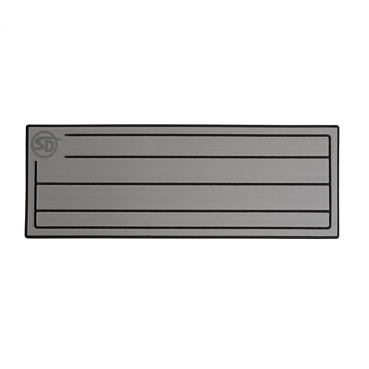 Seadek RV Step Covers - Teak - 24"x8.5" - Storm Gray / Black, Single Step - 58108-80066