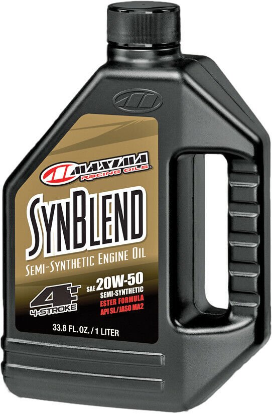 MAXIMA MAXUM 4 SYNBLEND semi-Synthetic blend oil 20W-50 LITER 35901B - 78-9878