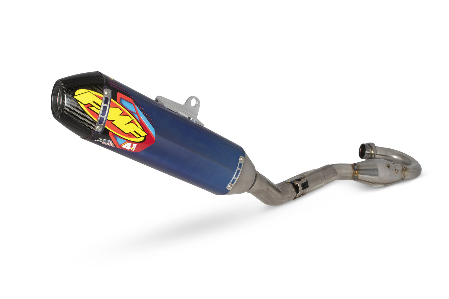 FMF Offroad Factory 4.1 Exhaust System FACTORY 4.1 ANO RCT SYS W/SS M-BOMB HEADER/MID Head Pipe/Mid Pipe - 045663