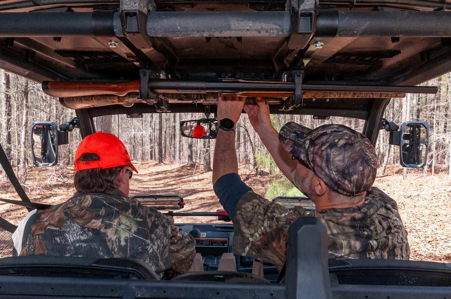 INSTOCK Seizmik OHGR Overhead 2 Gun Rack Holder Polaris Ranger XP 2013-18 07302