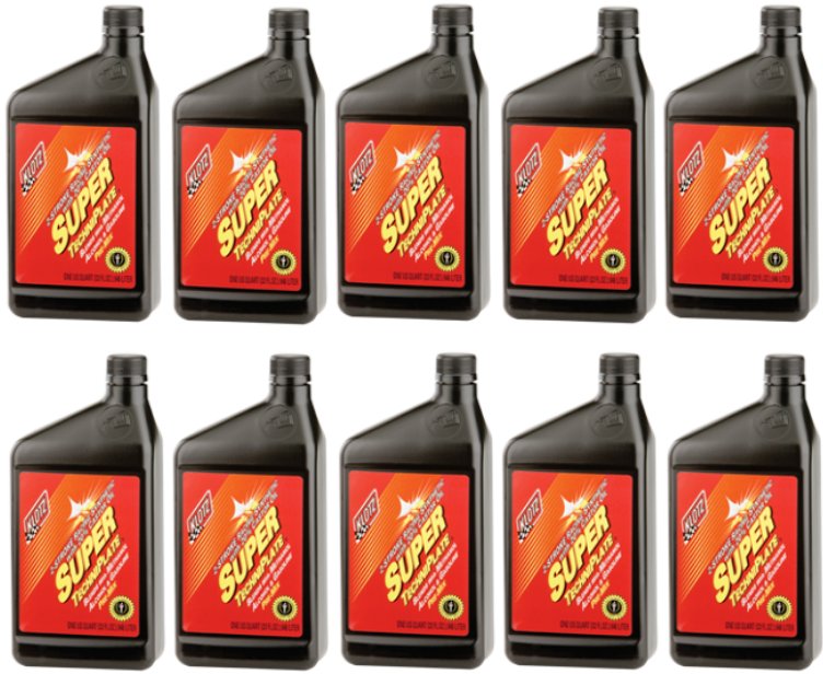 Klotz Super TechniPlate Motor Oil - 2-Stroke Oil - 16 oz - 10 Pints / 1 Case - KL-103