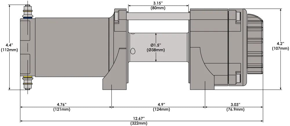 KFI WINCH 2500LB ATV series - A2500-R2