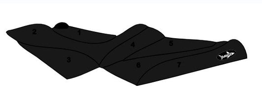 SBT BlackTip CUSTOM MADE Seat Cover Sea-Doo 07-09 GTX/GTX Ltd/GTX 155/215 - 108BT116