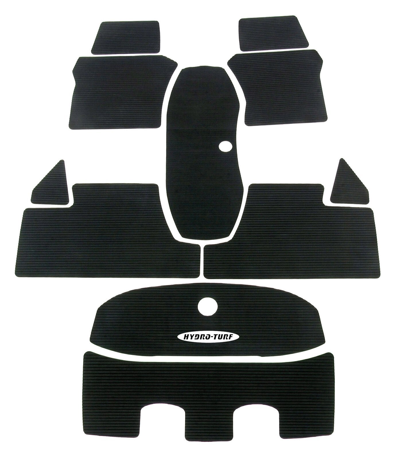 Hydro Turf Mat Kit Yamaha Jet Boat Xr1800 - Y03 Black Goove W/3M