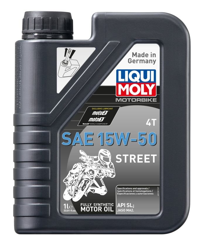 LIQUI MOLY MOTORBIKE 4T OIL 15W-50 STREET 1 LITER - 20058