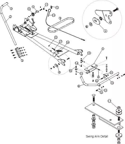 Cycle Country Replacement Linkage Rod Assembly PUR1489