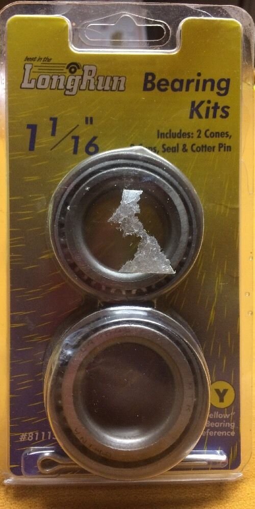 Longrun Tie Down jet ski boat Trailer wheel Bearing Kit 1-1/16" 81115 - 1671115