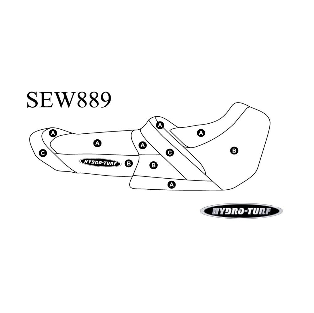 Seat Cover for Sea-Doo GTI SE 130 170 / GTI 90 130 / GTR 230 (20)
