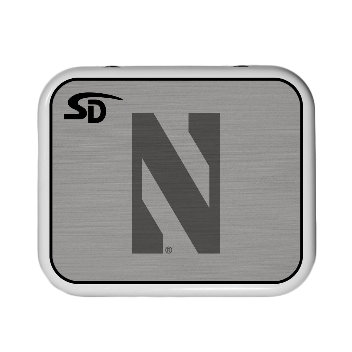 Seadek Collegiate Cooler Pad - YETI Roadie 24 - Storm Gray / Black, Northwestern University - 58774-80066