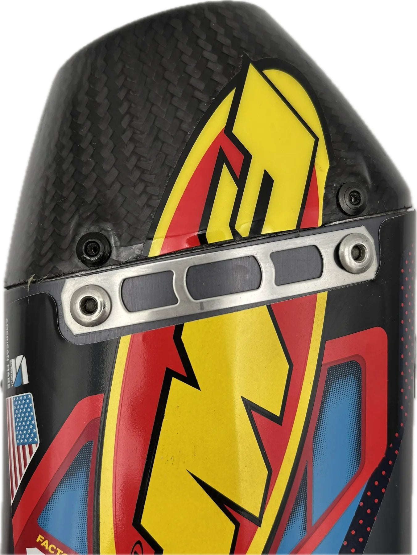 FMF Offroad Factory 4.1 End Caps CARBON CAP 4.1 NEW STYLE End Cap - 040693