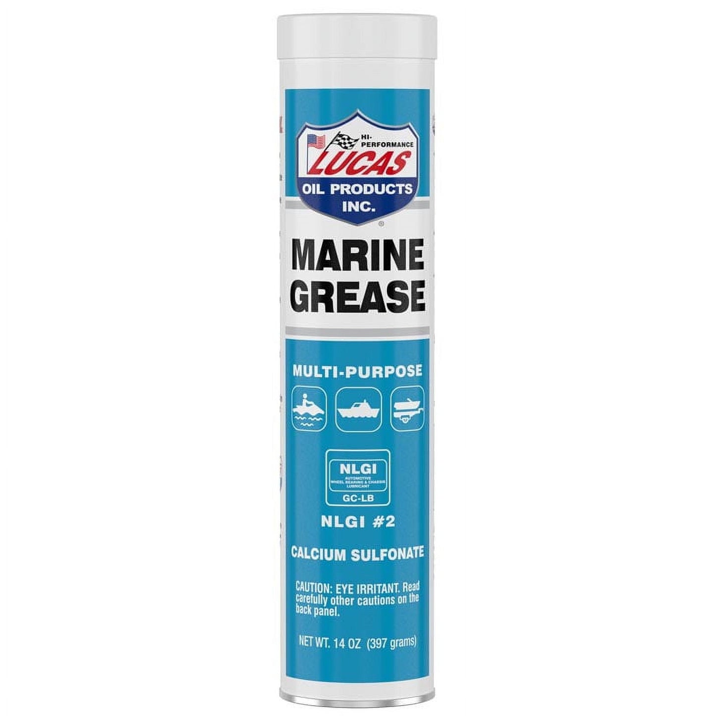 Lucas Oil Products Marine Grease 14 Ounce Tube 9.31" Height 1 Pound