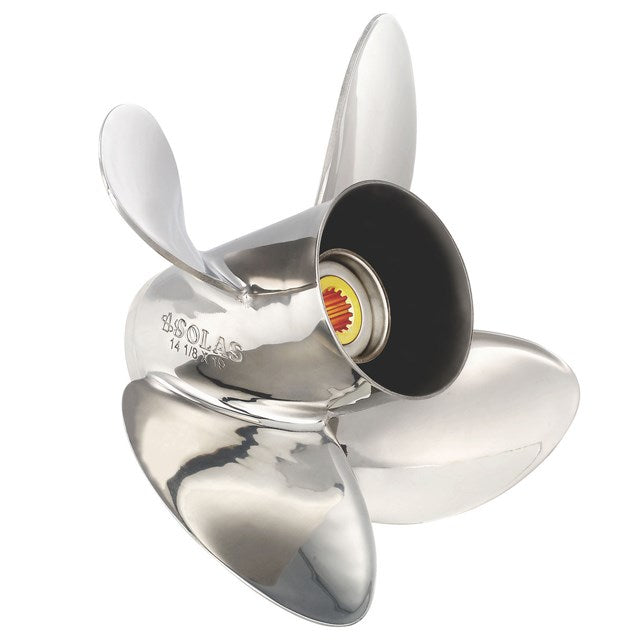 Genuine Solas HR Titan 4 - Mercury/Mercruiser (14.1 x 19") Solas RH Propeller - 1553-141-19