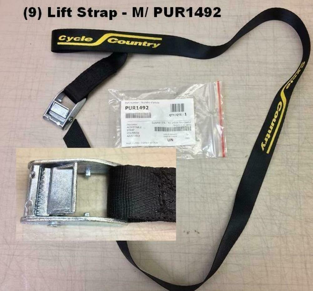 INSTOCK kolpin Cycle Country ATV UTV Snowplow Lift Strap PUR1492