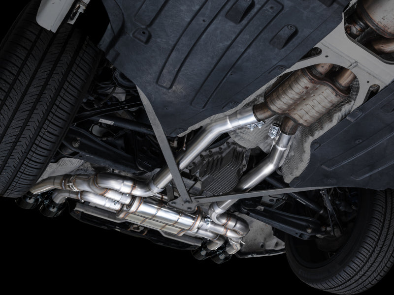 AWE Tuning 20-25 BMW X3 M/M Comp (F97) AWD SwitchPath Axle-Back Exhaust - Diamond Black Tips