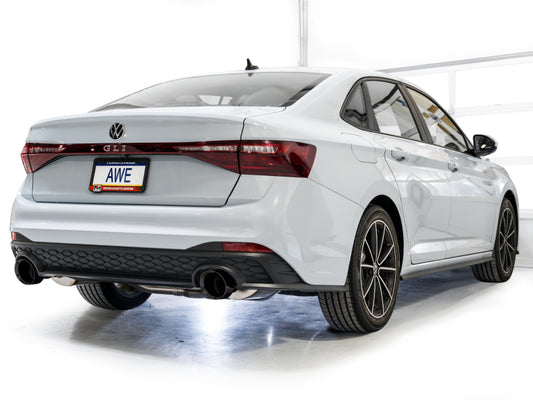 AWE Tuning 22-25 Volkswagen Jetta GLI Touring Edition Exhaust - Diamond Black Tips