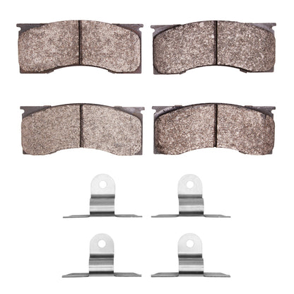 DFC 65-69 Cadillac Eldorado Front 5000 Advanced Semi Metallic Brake Pads and Hardware Kit