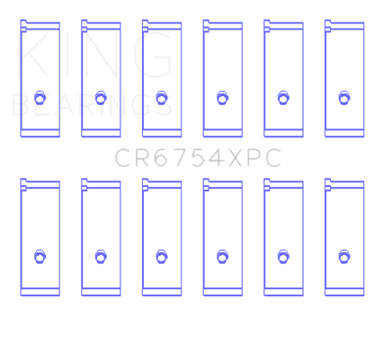 King Engine Bearings Toyota 2JZGE/2JZGTE 4V 3.0L Rod Bearing Set