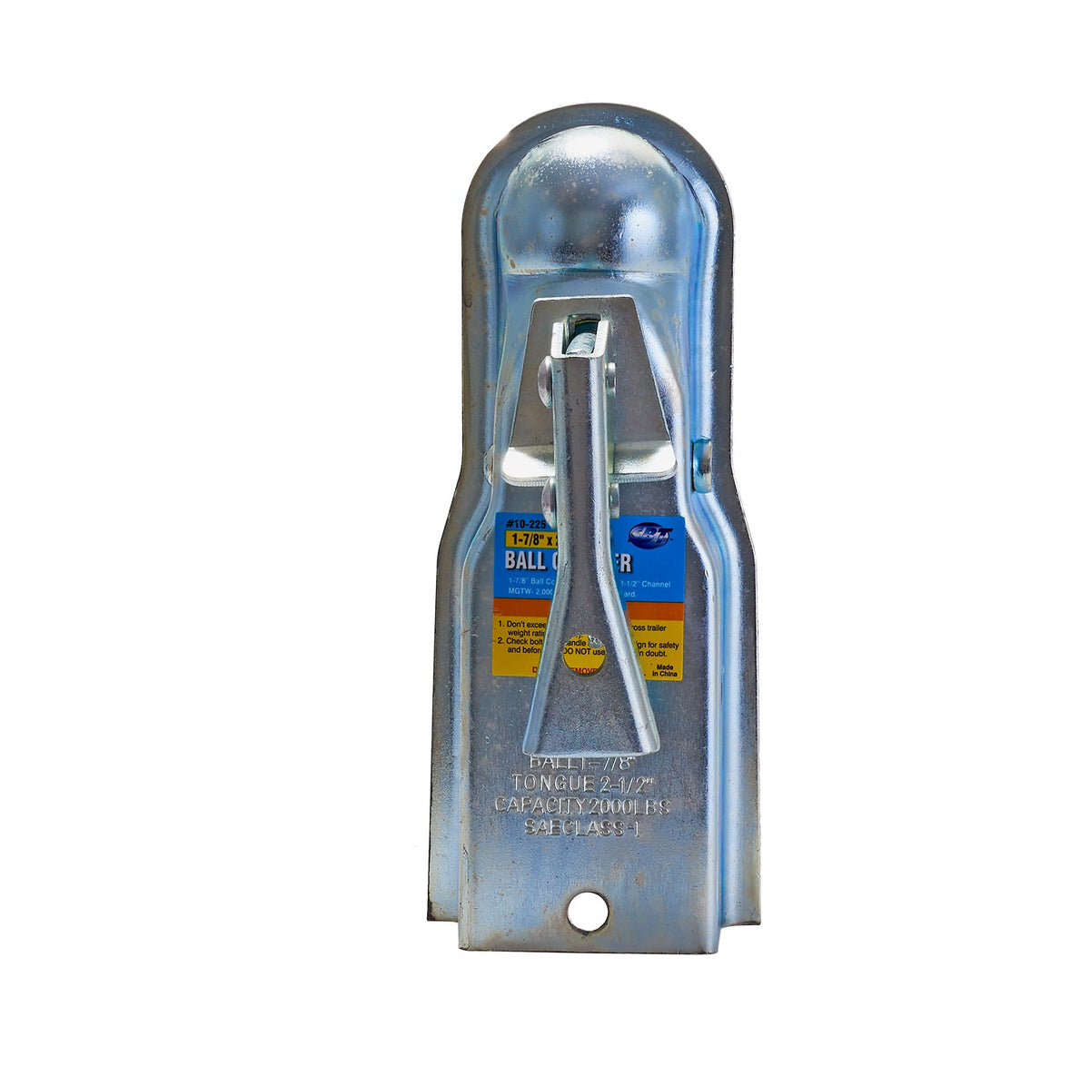 Trailer Coupler Ball 1-7/8" Channel 2-1/2"