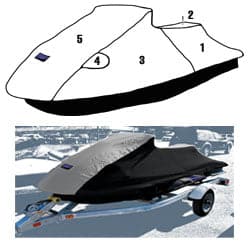 Vented Custom Storage Cover for Yamaha 2005-2009 Wave Runner VX110 Deluxe & Cruiser