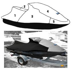 SBT Storage Cover for Honda 2002-2007 Aqua Trax F12/ F12X/ F12 GP Scape - 111WS600-VC