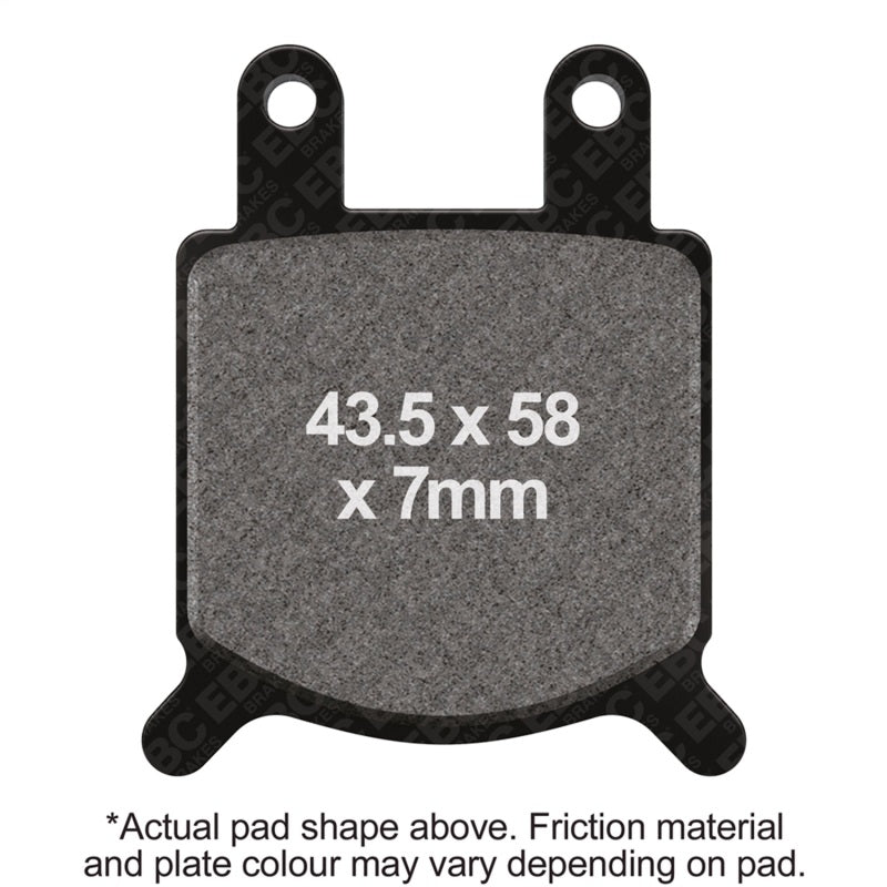 EBC GMA Calipers 2 Piston (small) Caliper Model B (CCI No. 09-996) Front Organic Brake Pads