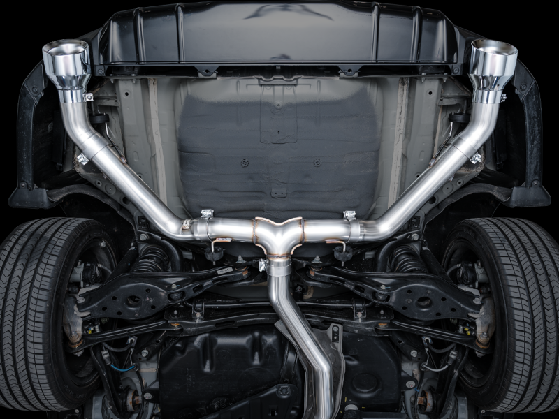 AWE Tuning 22+ Honda Civic Si/Acura Integra Track Edition Cat-Back Exhaust - Dual Chrome Silver Tips