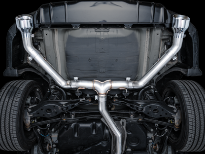 AWE Tuning 22+ Honda Civic Si/Acura Integra Track Edition Cat-Back Exhaust - Dual Chrome Silver Tips