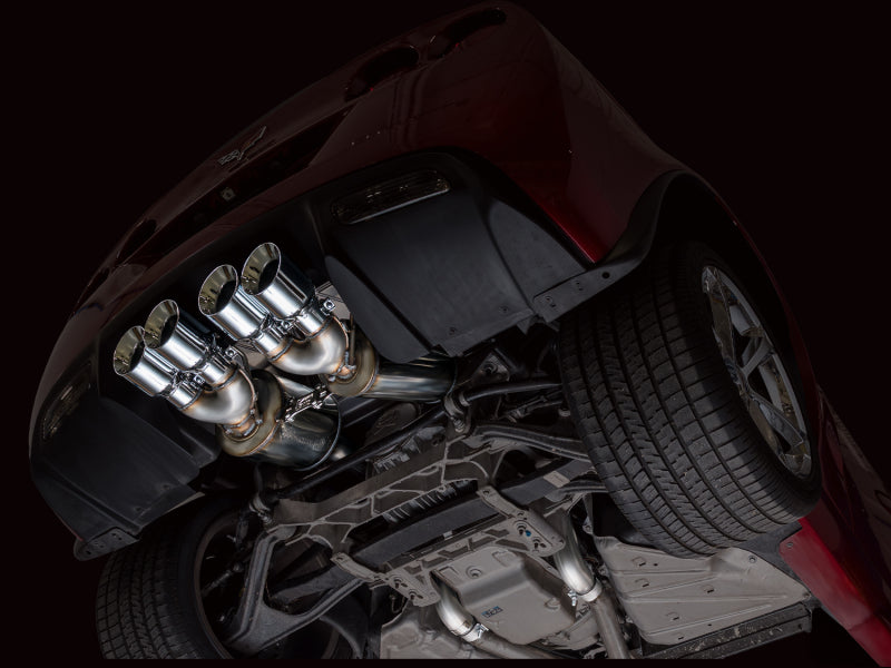 AWE Tuning 05-07 C6 Chevrolet Corvette 6.0L Touring Edition Axle-Back Exhaust w/ Chrome Silver Tips
